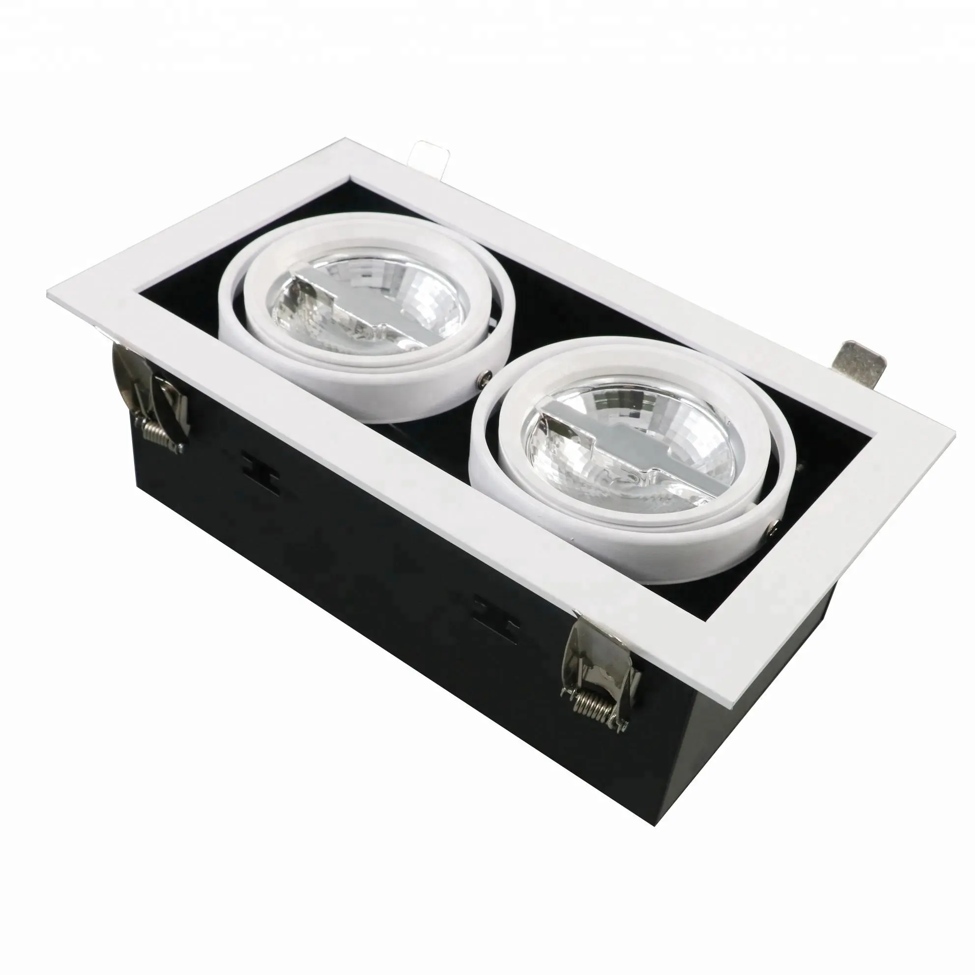 고품질 AR70 LED 광장 Recessed 천장 조명 통 dimmable 2*5w