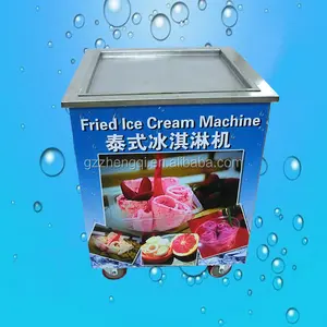 Mejor venta Tailandia singe cuadrado pan frito helado máquina IC500