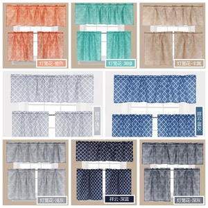 Chất Lượng Cao 3 Cái Set In Nhà Bếp Rèm Rod Pocket Rèm Thương Hiệu Rèm - Product Image 5