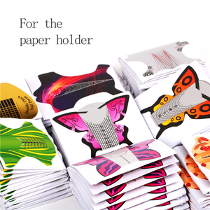 Butterfly Nail Paper Extension Form Sticker Manufacture