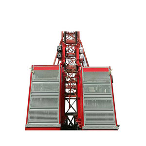 Elevador de material de construcción para pasajeros, <span class=keywords><strong>2ton</strong></span>, 1ton, jaula individual, marca GJJ - Product Image 2