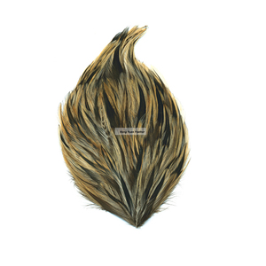 Haute Qualité Bandeaux Artisanat Décoratif Naturel 5x7.5 Pouces Jaune <span class=keywords><strong>Blaireau</strong></span> Hackle Plumes Pour Femme - Product Image 2