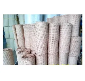 RATTAN NATURAL CANE ROLL WEAVING MALHA RAW RATTAN WEBBING MATERIAL PARA MOBILIÁRIO DE ALTA QUALIDADE