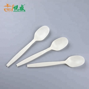 Biodégradables non toxique <span class=keywords><strong>boutique</strong></span> amidon de maïs dessert cuillère pour la vente en gros - Product Image 1
