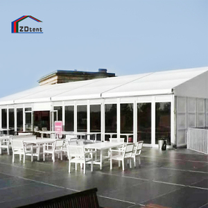 Transparant glas muur marquee outdoor hoge kwaliteit geluiddichte zakelijke banket tent