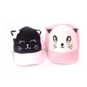 Lovely Animal Ear Design Sport Custom Baseball Caps For Girl