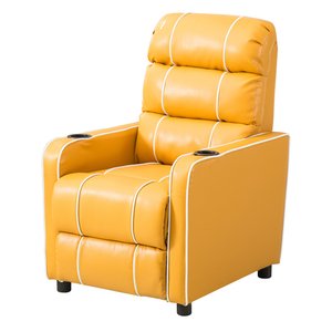 Chaise de cinéma contemporain, chaise de cinéma en cuir PU inclinable, <span class=keywords><strong>chaises</strong></span> de cinéma avec porte-gobelet, livraison gratuite - Product Image 3