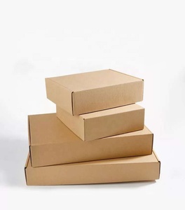 En gros Kraft Portable Biodégradable Environnemental Compostable ondulé Emballage Vêtements Boîte postale - Product Image 2