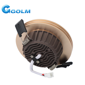 De Oro <span class=keywords><strong>tres</strong></span> de plástico de color <span class=keywords><strong>comercial</strong></span> led downlight - Product Image 2