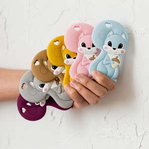 PGJ0172 <span class=keywords><strong>Anneau</strong></span> <span class=keywords><strong>de</strong></span> <span class=keywords><strong>dentition</strong></span> pour bébé en silicone sans BPA Jouets <span class=keywords><strong>de</strong></span> <span class=keywords><strong>dentition</strong></span> en silicone <span class=keywords><strong>de</strong></span> qualité alimentaire Jouets à mâcher pour bébé - Product Image 4