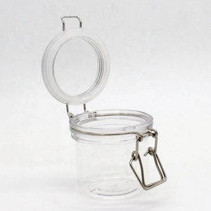 Top à clip en plastique étanche, pot hermétique de 40ml 60ml 80ml 120ml, pour tuer les animaux de compagnie avec cuillère et joint - Product Image 3