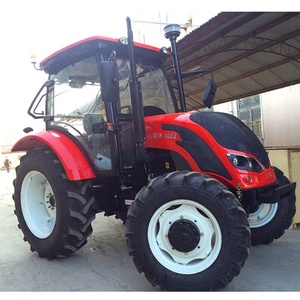 China Traktor 4x4 Mini granja 4WD Tractor compacto QLN 4*4 100HP Tractor Agricultura, precio de Tractor de equipo Agrícola de China - Product Image 5