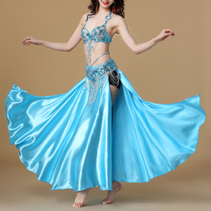 <span class=keywords><strong>Costume</strong></span> da danza del ventre in stile arabico <span class=keywords><strong>Costume</strong></span> professionale <span class=keywords><strong>reggiseno</strong></span> con perline Top cintura gonna abito - Product Image 4