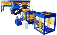 Full Automatic Concrete Cement Hollow Block Brick Interlock Paver Making Machine