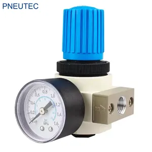 Endüstriyel kompresör diyafram tipi hava basınç regülatörü parçaları G3/8 göstergesi ile - Product Image 1