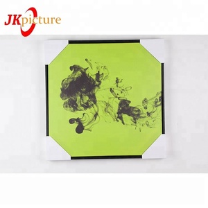 Impresión de pintura de la lona <span class=keywords><strong>puerto</strong></span> tranquilo arte de pared de madera con luz led pintura - Product Image 2