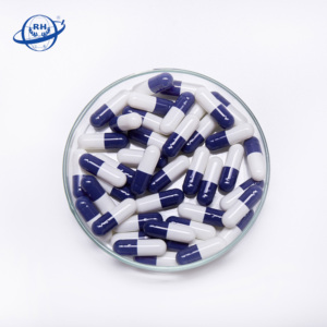 Fuente de la fábrica Venta caliente azul oscuro blanco médico difícil llenar de gelatina cápsulas vacías de tamaño 2 - Product Image 3