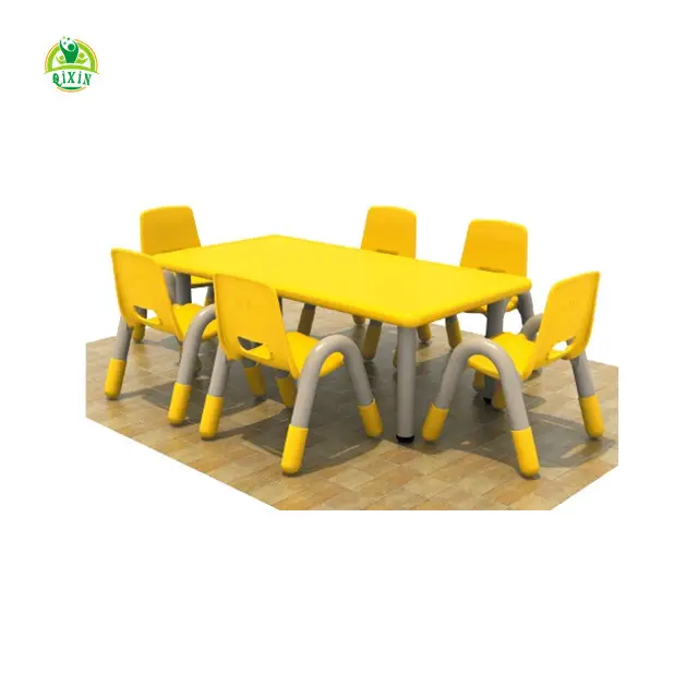 Standard CE tavolo e sedia in plastica per scuola adorabile per bambini (QX-193C)/tavolo e sedia da studio/tavolo e sedie da studio per mobili per bambini