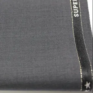 gray doeskin wool fabric for high quality regular ready to ship material