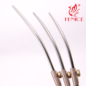 Fenice oro rosa tensión tornillo curva <span class=keywords><strong>de</strong></span> aseo <span class=keywords><strong>de</strong></span> <span class=keywords><strong>mascotas</strong></span> tijeras perro salón - Product Image 3