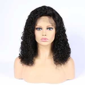 Pelucas de cabello humano de encaje completo, rubio rizado, <span class=keywords><strong>2020</strong></span> hd, marrón, rizado, liso, 360, 613 May Queen - Product Image 1
