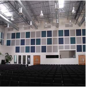 Panneau acoustique mural insonorisant recouvert de <span class=keywords><strong>tissu</strong></span> pour studio d'enregistrement - Product Image 4