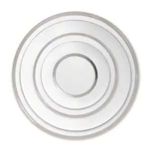 Lussuoso Pakistan <span class=keywords><strong>oro</strong></span> bianco piatto in ceramica stoviglie argento <span class=keywords><strong>Set</strong></span> <span class=keywords><strong>piatti</strong></span> cena <span class=keywords><strong>Set</strong></span> - Product Image 1