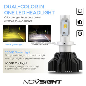 Nighteye Double couleur 10000 lumen jaune blanc H4 <span class=keywords><strong>H7</strong></span> H8 a mené la conversion de phare auto led <span class=keywords><strong>feu</strong></span> antibrouillard A359-N2 - Product Image 5