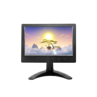 Lage prijs Desktop lcd monitor mount 7 inch led/lcd tv monitor 1024*600 monitor