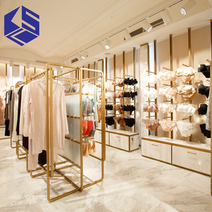 Rak Display pakaian dalam dan Lingerie, rak Lingerie dan pakaian dalam toko ritel modis gaya Modern