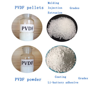 Pur PVDF Fluorure de Polyvinylidène poudre et PVDF pellet pour revêtement et moulage - Product Image 2