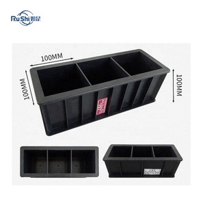 Neue Typ Kunststoff Beton 50mm Cube Drei Gang <span class=keywords><strong>Test</strong></span>-Mould