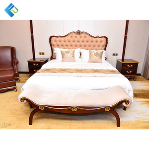 <span class=keywords><strong>El</strong></span> Hotel cama de muebles de dormitorio de lujo real estilo barroco muebles de dormitorio - Product Image 5