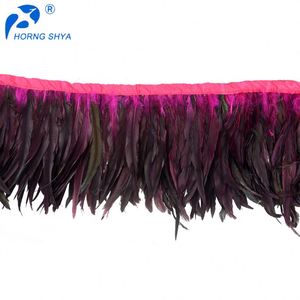 Fabricante variedades modelos mitad bronce irid cóctel blanqueados teñido franja teñido pluma - Product Image 2
