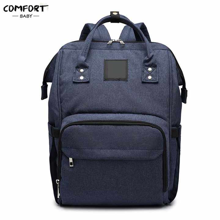 Mochila de viaje para mamá, bolsa de pañales para bebé, multifunción, a rayas, de gran capacidad, duradera
