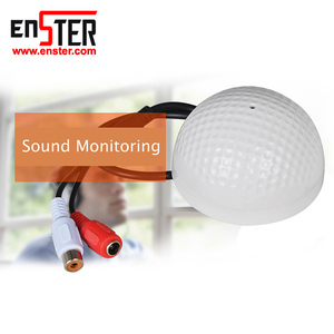 Hochwertiger Sound Monitor Audio Pickup Mikrofon kameras IP IP Kamera Lautsprecher Mikrofon H.265 Indoor H = 39mm