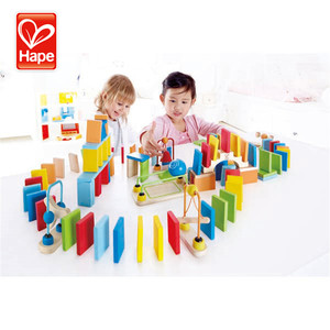 Nouvelle arrivée en gros enfants construisent le domino piste en bois de <span class=keywords><strong>marque</strong></span> en bois domino - Product Image 2