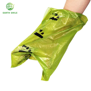 BPI EN13432 as 4736 Biodegradable for waste tote corn starch plastic tote bags dog poop - Product Image 1