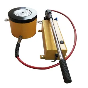 15 25 30 50 60 80 100 200 500 1000 ton 700 bar single acting low height mini small prestressed hydraulic cylinders portable jack