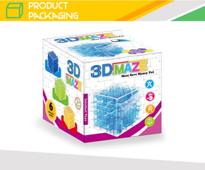 3D Cube puzzle juego plástico rodando Bola de mármol juguete niños Juego de <span class=keywords><strong>laberintos</strong></span> - Product Image 4