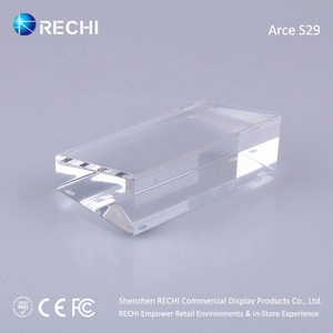 RECHI — carte de prix magnétique en acrylique, carte de table forte, verticale, trapézoïdale, pendule, introduction, support, panneau - Product Image 5