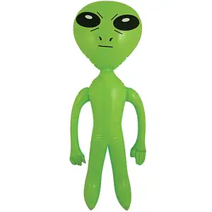 Alien Inflatable Figure 36" Kids Blow Up Toy Space Stars Moon Mars UFO RM1577