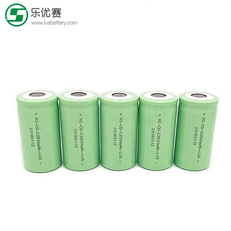 C2500mah NiCd battery size C 1.2V 2500mAh rechargeable battery