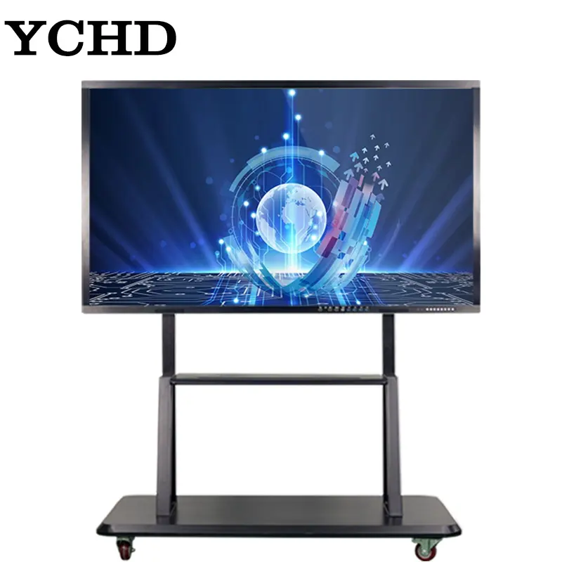 Whiteboard Price YCHD 70"86"98"infrared Technology Touch Screen Monitor 4K High Resolution Smart Whiteboard