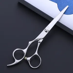 Professional hair cutting scissors japanese 440C steel thinning hairdressing hair left handed hair scissors shears MXS635