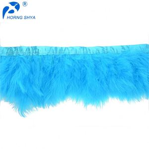 Horng Shya TOP10 pluma fábrica en China artículo barato boda del partido aplicación Turquía marabú franja - Product Image 2