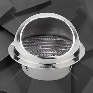 Top Kwaliteit Rvs waterdichte Muur Air Vent Metalen Cover Outlet Uitlaat Grille