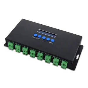 204 216 DJ Club RGB RGBW illuminazione ARTNET Ethernet SPI DMX controller led Pixel indirizzabile