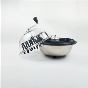 16" Bowl Grass <strong>Leaf</strong> <strong>Bud</strong> Hydroponic <strong>Trimmer</strong> <strong>Manual</strong> With Metal Blades Wet/dry Trimming Machine - Product Image 4