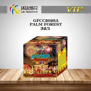 GFCC2025A 25Shots PALM FOREST 0.8" Fuegos Artificiales 1.4G UN0336 Global Fireworks Outdoor celebration